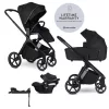 EASYWALKER Kombinált babakocsi Zoey Pure Black + CBX By CYBEX Aton B2 i-Size + bázis