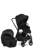 EASYWALKER Kombinált babakocsi Zoey Pure Black + CBX By CYBEX Aton B2 i-Size + bázis