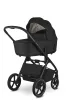 EASYWALKER Kombinált babakocsi Zoey Pure Black + CBX By CYBEX Aton B2 i-Size + bázis