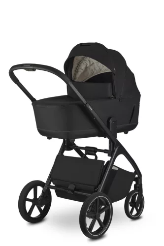 EASYWALKER Kombinált babakocsi Zoey Pure Black + CBX By CYBEX Aton B2 i-Size + bázis