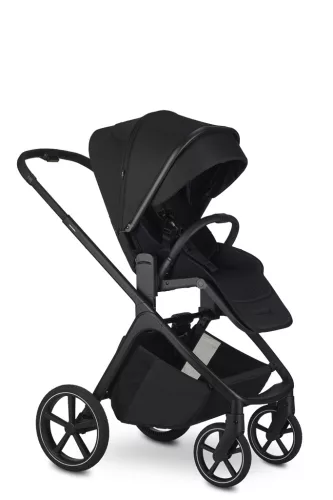 EASYWALKER Kombinált babakocsi Zoey Pure Black + CBX By CYBEX Aton B2 i-Size + bázis