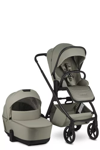 EASYWALKER Kombinált babakocsi Zoey Sage Green + CBX By CYBEX Aton B2 i-Size + bázis