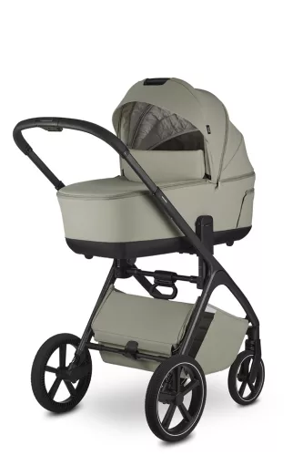 EASYWALKER Kombinált babakocsi Zoey Sage Green + CBX By CYBEX Aton B2 i-Size + bázis