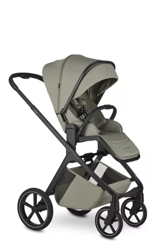EASYWALKER Kombinált babakocsi Zoey Sage Green + CBX By CYBEX Aton B2 i-Size + bázis