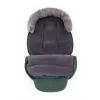 PETITE&MARS Téli szett Comfy 4in1 bundazsák + kézmelegítő kesztyű babakocsira Furry Veritable Khaki