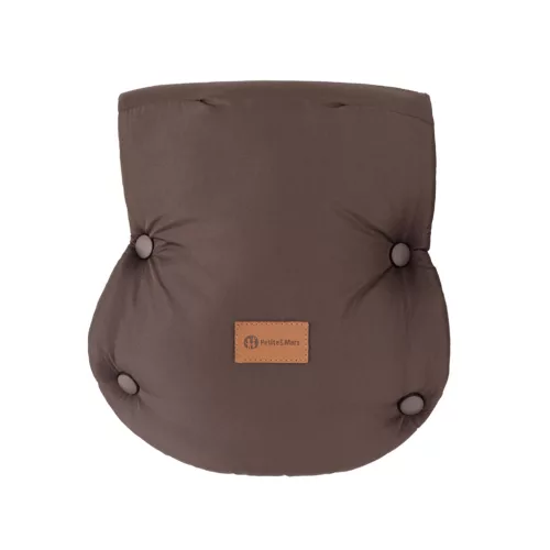 PETITE&MARS Téli szett Jibot 3in1 bundazsák + kézmelegítő kesztyű babakocsira Jasie Dark Walnut