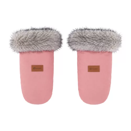 PETITE&MARS Comfy 4v1 téli bundazsák szett + babakocsi kézmelegítő Fjora Old Rose