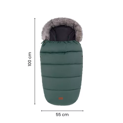 PETITE&MARS Comfy 4v1 téli bundazsák szett + babakocsi kézmelegítő Fjora Old Rose