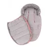 PETITE&MARS Comfy 4v1 téli bundazsák szett + babakocsi kézmelegítő Furry Old Rose