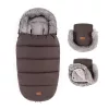 PETITE&MARS Comfy 4v1 téli bundazsák szett + babakocsi kézmelegítő Furry Rich Brown