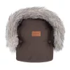 PETITE&MARS Comfy 4v1 téli bundazsák szett + babakocsi kézmelegítő Furry Rich Brown
