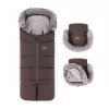 PETITE&MARS Arctic 4v1 téli bundazsák szett + babakocsi kézmelegítő Furry Rich Brown