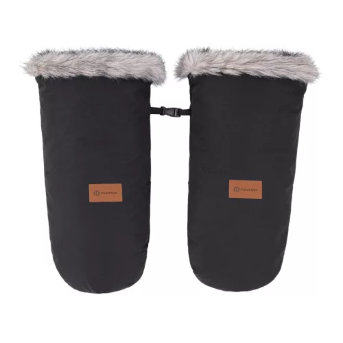 PETITE&MARS Arctic 4v1 téli bundazsák szett + babakocsi kézmelegítő Fjora Forever Black