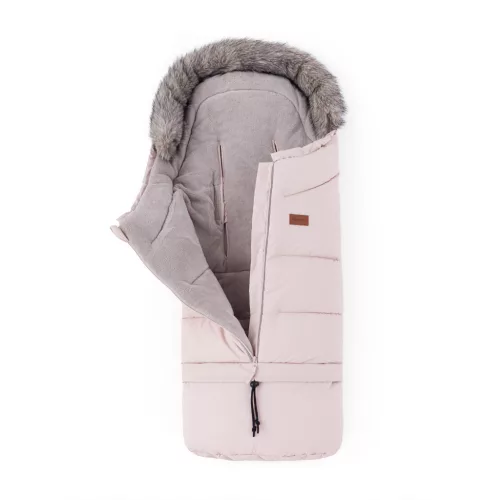 PETITE&MARS Arctic 4v1 téli bundazsák szett + babakocsi kézmelegítő Fjora Rose Petal