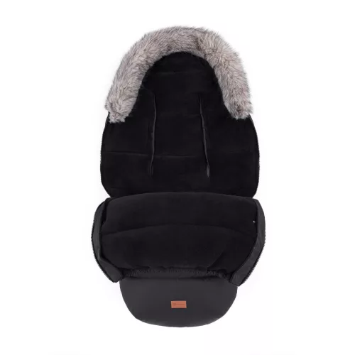 PETITE&MARS Comfy 4v1 téli bundazsák szett + babakocsi kézmelegítő Fjora Forever Black