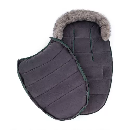PETITE&MARS Comfy 4v1 téli bundazsák szett + babakocsi kézmelegítő Fjora Veritable Khaki