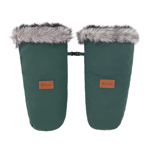 PETITE&MARS Comfy 4v1 téli bundazsák szett + babakocsi kézmelegítő Fjora Veritable Khaki