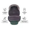 PETITE&MARS Comfy 4v1 téli bundazsák szett + babakocsi kézmelegítő Fjora Veritable Khaki