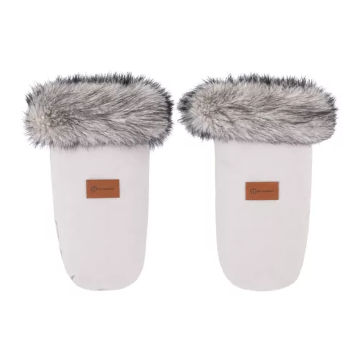 PETITE&MARS Comfy 4v1 téli bundazsák szett + babakocsi kézmelegítő Fjora Champagne Shower