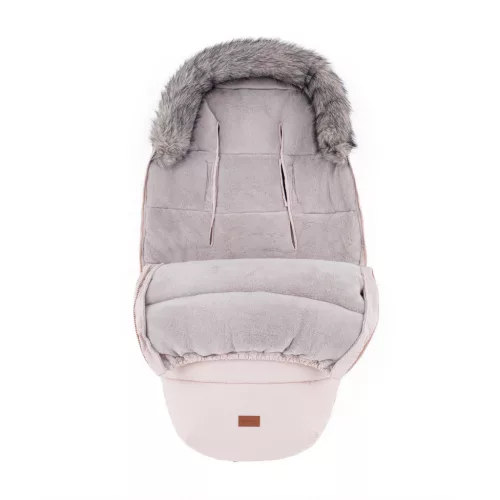 PETITE&MARS Comfy 4v1 téli bundazsák szett + babakocsi kézmelegítő Fjora Rose Petal