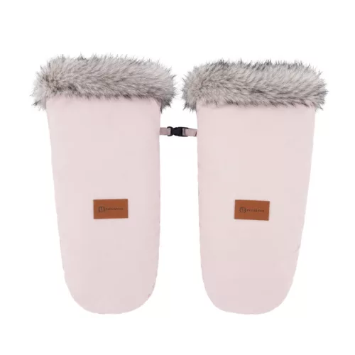 PETITE&MARS Comfy 4v1 téli bundazsák szett + babakocsi kézmelegítő Fjora Rose Petal