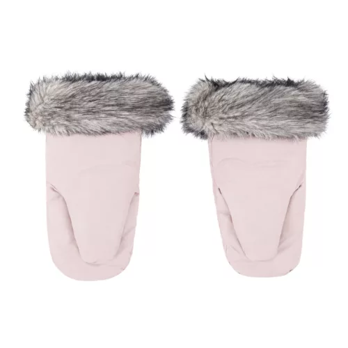 PETITE&MARS Comfy 4v1 téli bundazsák szett + babakocsi kézmelegítő Fjora Rose Petal