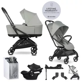   EASYWALKER Babakocsi szett 4 az 1-ben Rockey S Fresh Green + CYBEX Aton B2 i-Size + bázis
