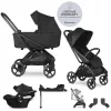 EASYWALKER Babakocsi szett 4 az 1-ben Rockey L Pure Black + CYBEX Aton B2 i-Size + bázis
