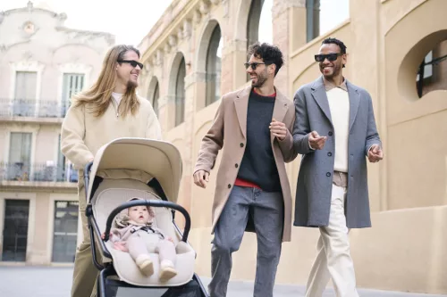 EASYWALKER Babakocsi szett 4 az 1-ben Rockey L Bright Taupe + CYBEX Aton B2 i-Size + bázis