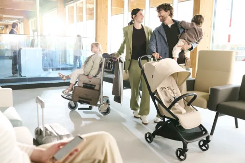 EASYWALKER Babakocsi szett 4 az 1-ben Rockey S Peanuts Iconic + CYBEX Aton B2 i-Size + bázis