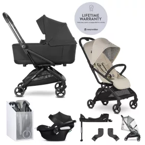   EASYWALKER Babakocsi szett 4 az 1-ben Rockey S Peanuts Easy + CYBEX Aton B2 i-Size + bázis