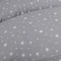   CEBA BABY Szoptatós párna Cebuška Multi Jersey Szürke Csillagok 190 cm