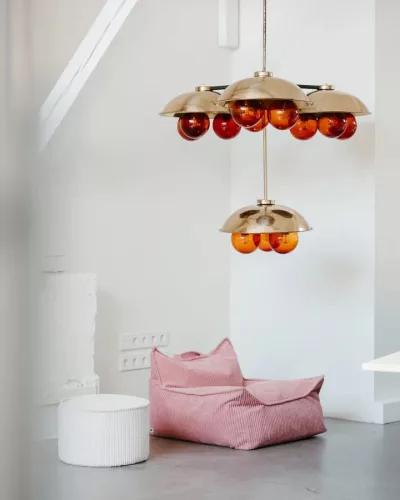 Wigiwama Babzsákfotel, Pink Mousse