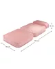 Wigiwama Flip Fotel - Pink Mousse