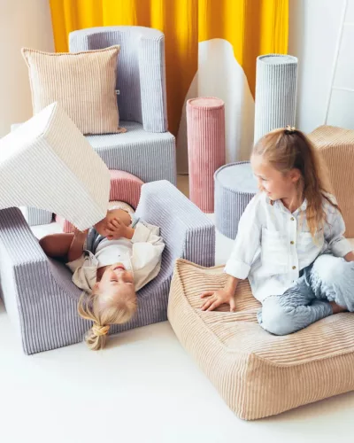 Wigiwama Szögletes Puff, Brown Sugar