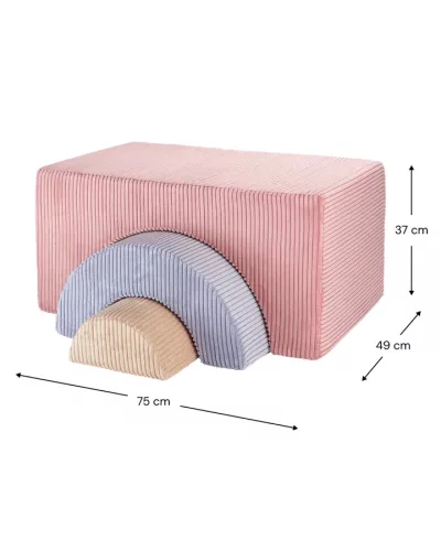 Wigiwama Szivárvány Játékszett - Pink Mousse
