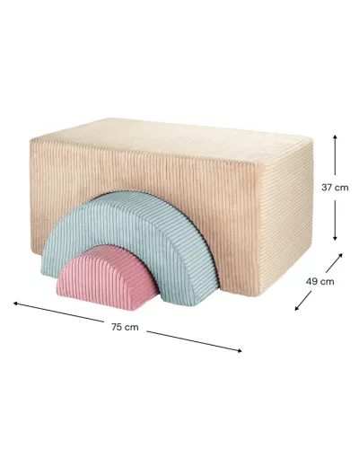 Wigiwama Szivárvány Játékszett - Brown Sugar