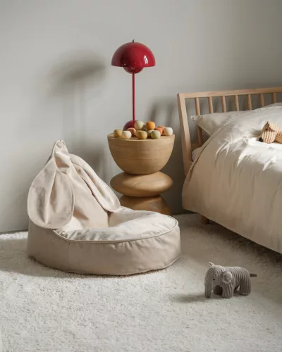 Wigiwama Nyuszifüles babzsákfotel, Dusty Beige