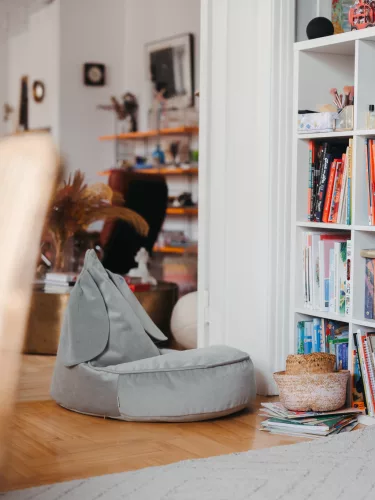 Wigiwama Nyuszifüles babzsákfotel, Misty Green