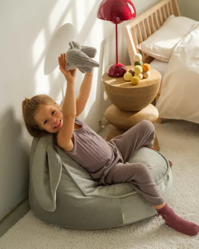 Wigiwama Nyuszifüles babzsákfotel, Misty Green