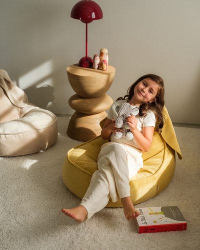 Wigiwama Nyuszifüles babzsákfotel, Salted Caramel