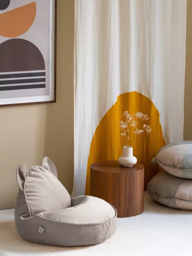 Wigiwama Mackófüles Babzsákfotel, Dusty Beige