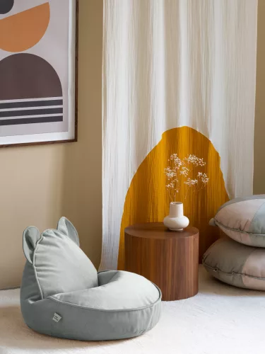 Wigiwama Mackófüles Babzsákfotel, Misty Green