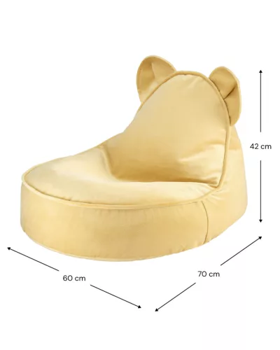 Wigiwama Mackófüles Babzsákfotel, Salted Caramel