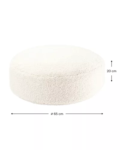 Wigiwama Kerek Puff, Cream White