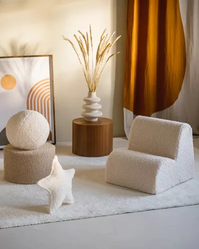 Wigiwama Henger Puff - Biscuit