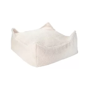 Wigiwama Szögletes Puff, Cream White