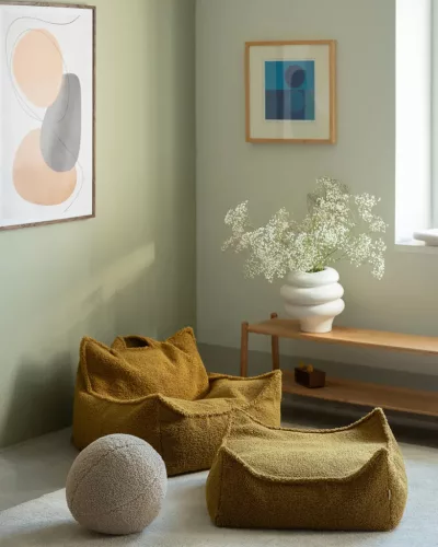 Wigiwama Szögletes Puff, Maple