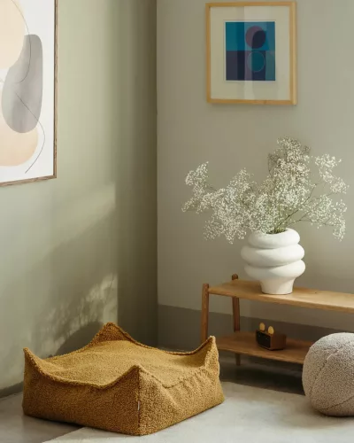 Wigiwama Szögletes Puff, Maple