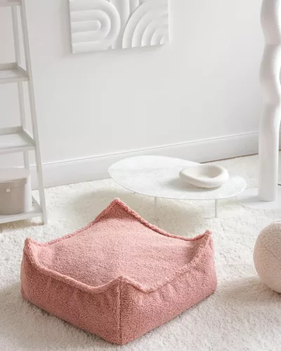 Wigiwama Szögletes Puff, Guava Pink